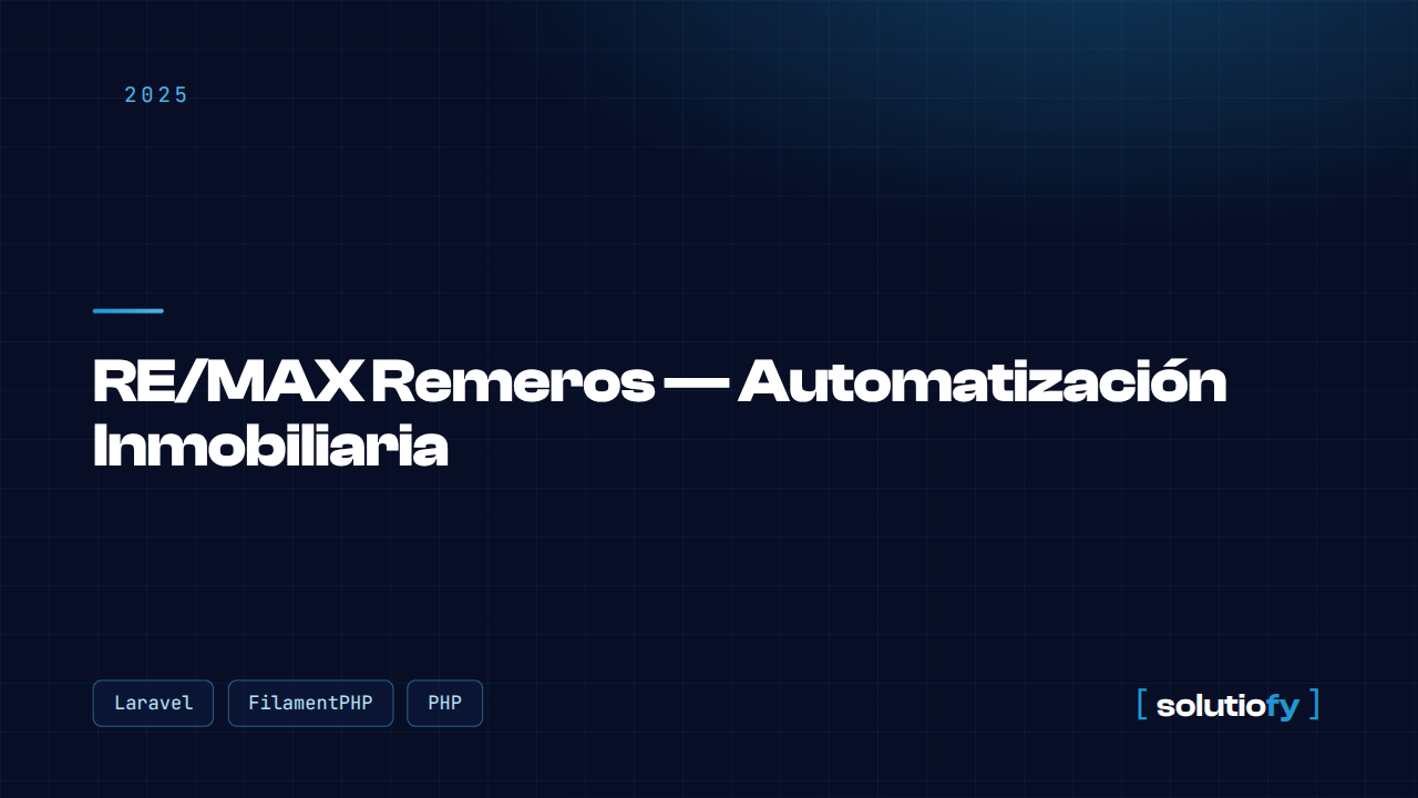 RE/MAX Remeros — Real Estate Automation